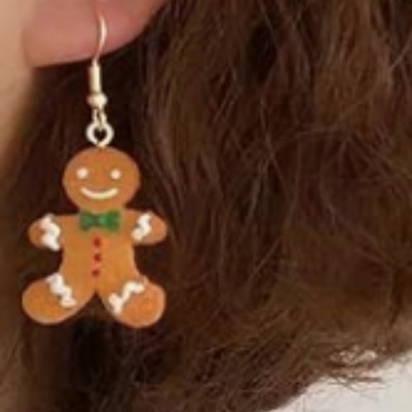 Gingerbread Earrings - Picture 2 of 7